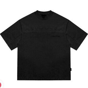 Mens XS Black Boxy Tee